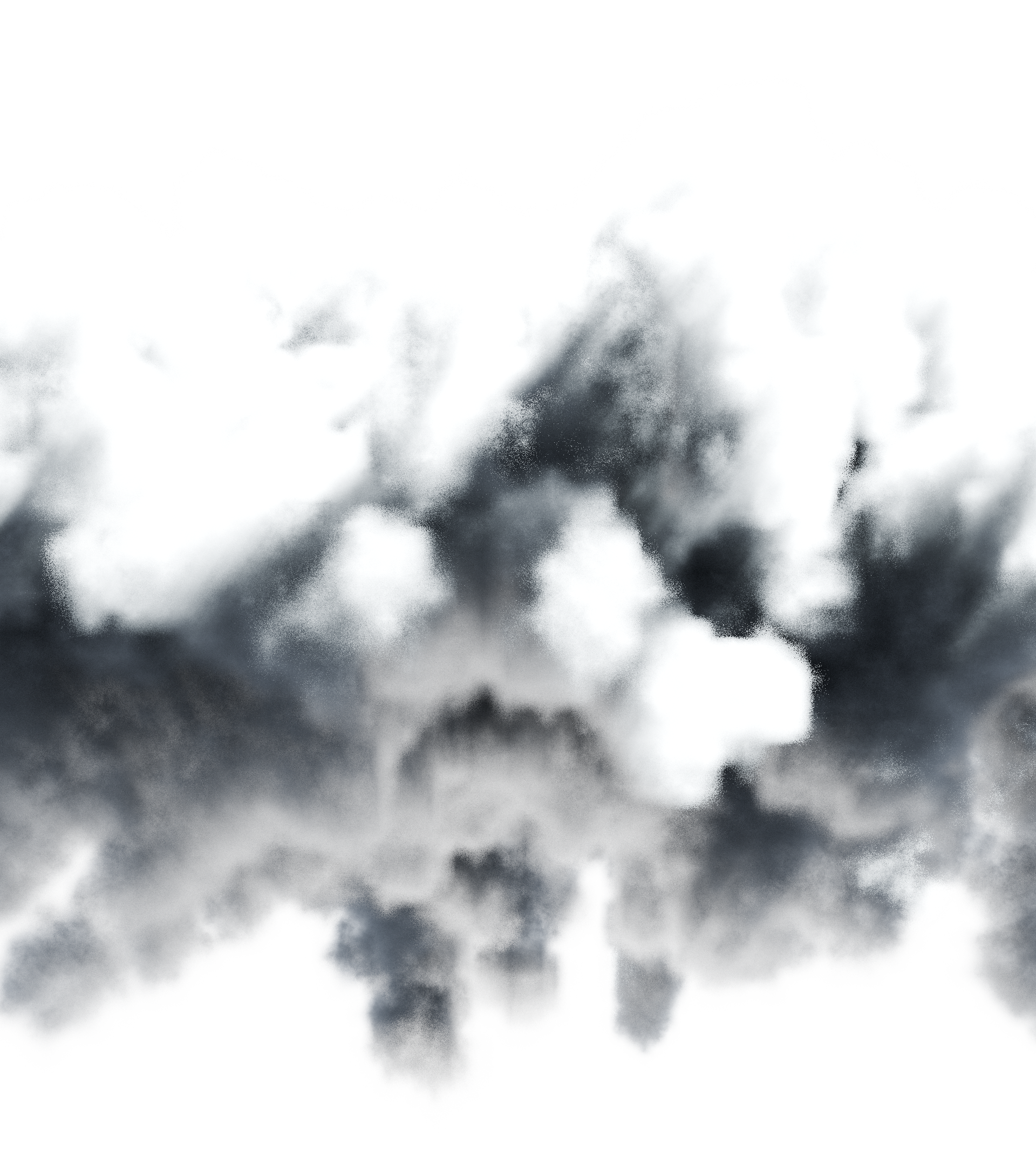 Flowing cloud landscape